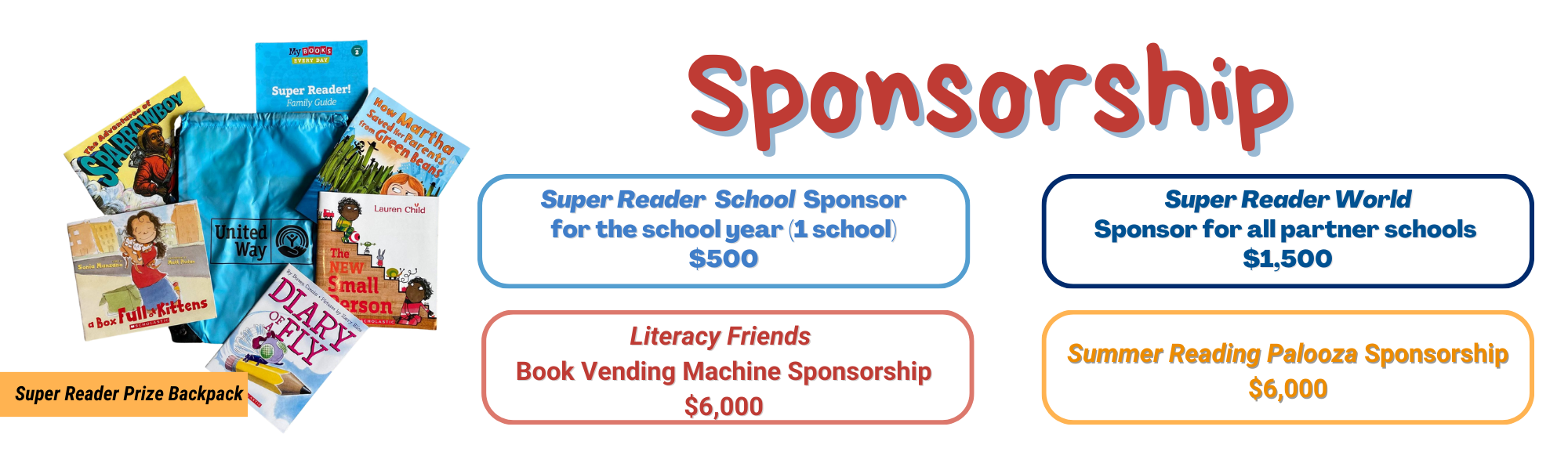 Sponsorship opportunities