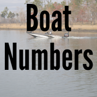boat numbers